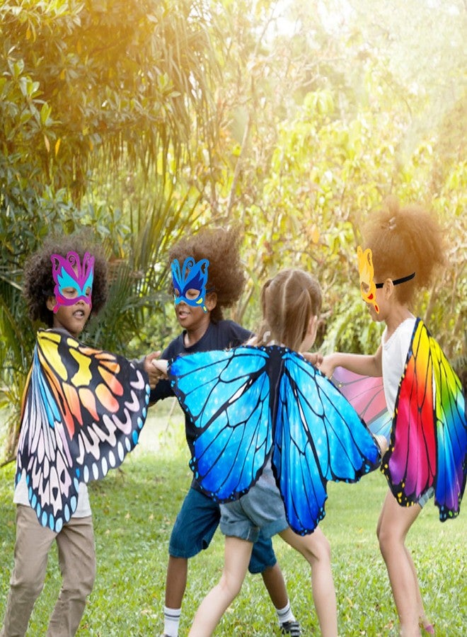 D.Q.Z Fairy-Butterfly-Wings Costumes for Toddler Dress Up Clothes Toys for 3-9 Years Old Girls Boys Bulk Gifts Party Favors (Butterfly Wings) - Image 3
